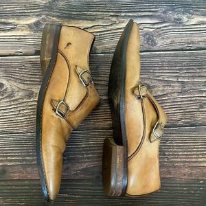 Cole Haan Buckle Strap Leather Loafer Dress Shoes Men’s Size 8.5